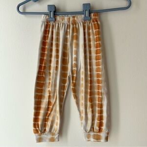 🌼 5/$20 Tie Dye Jogger Pants Kids Boho Lounge Pants Cream Comfy Casual 4T